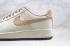 Nike Air Force 1 Low White Yellow Wheat Black Running Shoes CJ6065-500