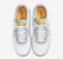 Nike Air Force 1 React Smoke Grey Gold White University Gold CT1020-100