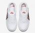 Nike WMNS Air Force 1 Low Upstep Force Is Female White Black Habanero Red 898421-101