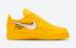 Off-White x Nike Air Force 1 Low University Gold Black Metallic Silver DD1876-700