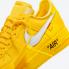 Off-White x Nike Air Force 1 Low University Gold Black Metallic Silver DD1876-700