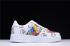 Supreme x Kaws x Nike Air Force 1 Mid Low White Graffiti AQ8099 300