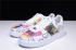 Supreme x Kaws x Nike Air Force 1 Mid Low White Graffiti AQ8099 300