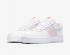 Wmns Nike Air Force 1'07 SE Premium White Pink Foam Total Orange CZ0369-100