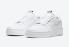 Wmns Nike Air Force 1 Low Pixel Summit White Black Shoes CK6649-100