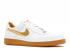 Nike Af1 Downtown Prm White Gold Metallic 616769-100