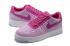 Nike Air Force 1 Flyknit Low Women Shoes Fuchsia Glow White 820256-500