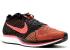 Nike Flyknit Racer Black Total Orange Crimson Laser 526628-006