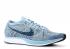 Nike Flyknit Racer Legion White Blue Mica 526628-102