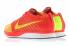 Nike Force 1 Low Flyknit Racer Bright Crimson Volt Running Shoes 526628-601