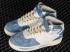 Nike Air Force 1 07 Mid Broken Silk Denim Blue White CW1888-622