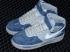 Nike Air Force 1 07 Mid Broken Silk Denim Blue White CW1888-622