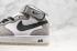 Nike Air Force 1 Mid 07 Light Grey White Black Shoes 808790-107