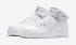 Nike Air Force 1 Mid 07 White Black Mens Basketball Shoes 804609-100