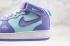 Nike Air Force 1 Mid Blue Purple White Running Shoes CV3039-107