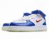 Nike Air Force 1 Mid Jewel 07 LV8 White Royal Blue Mens Shoes 596728-302