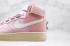 Nike Air Force 1 Mid Light Pink White Blue Running Shoes CQ4810-627