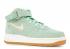 W Air Force 1 '07 Mid Seasonal Metallic Star Green Gold Enamel 818596-300