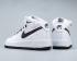 Wmns Nike Air Force 1 Mid 07 LV8 White Black Running Shoes 366731-808
