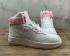 Wmns Nike Air Force 1 Mid Summit White Pink Running Shoes CD6916-102