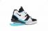 Nike Air Force 270 Light Blue Black White Varsity Running Shoes AH6772-100
