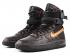 Nike Air Force 1 Boot Field Black Orange Womens Shoes 816771-991