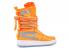 Nike Air Force 1 Sf Af1 High Orange White Total AA1128-800