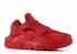 Womens Air Huarache Run Triple Red Gym Red 634835-601