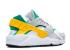 Nike Air Huarache Oregon Ducks Gold University Grey Wolf Green White Lucid 318429-302