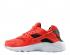 Nike Huarache Run GS Habanero Red Black White Big Kids Running Shoes 654275-605