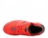 Nike Huarache Run GS Habanero Red Black White Big Kids Running Shoes 654275-605