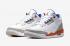 Air Jordan 3 Knicks Rivals White Old Royal University Orange Tech Grey 136064-148