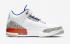 Air Jordan 3 Knicks Rivals White Old Royal University Orange Tech Grey 136064-148