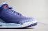 Nike Air Jordan III 3 GS Dark Purple Dust Blue Pink Women Shoes 441140-506