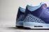 Nike Air Jordan III 3 GS Dark Purple Dust Blue Pink Women Shoes 441140-506