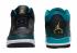 Nike Air Jordan III 3 GS Jaguars Black Metallic Gold Rio Teal White Women Shoes 441140-018