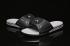 New Air Jordan Hydro 3 III Retro Black Silver Sandals 854556 001 Free Shipping