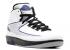 Air Jordan 2 Retro Bg Gs Concord Grey Dark Wolf Black White 395718-153