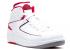 Air Jordan 2 Retro Bg Gs White Varsity Grey Cement Black Red 395718-102