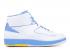 Air Jordan 2 Retro Melo University Maize White Blue Varsity 385475-122