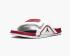 Air Jordan Hydro 4 Retro Metallic Silver Red White Black Casual Shoes 532225-102