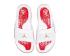 Air Jordan Hydro 4 Retro Red White Mens Slides Casual Shoes 532225-117