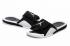Air Jordan Hydro Retro 4 Black White Womens Sandals Slippers 705171-011