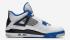 Air Jordan 4 Motorsport White Varsity Blue - Black 308497-117