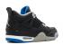 Air Jordan 4 Retro Bg Gs Alternate Royal Matte Game Black White Silver 408452-006