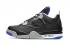 Nike Air Jordan IV Retro 4 Alternate Motorsports 2017 Black Blue Basketball Shoes 308497-006
