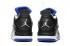 Nike Air Jordan IV Retro 4 Alternate Motorsports 2017 Black Blue Basketball Shoes 308497-006