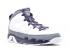 Air Jordan Girls 9 Retro Ps Purple White Cool Grey Imperial 537738-109
