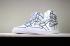 2018 Joshua Vides x Air Jordan 1 Comic 3D Pencil White Hand Painted AA4724 110