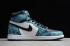 2020 Air Jordan 1 High OG Tie Dye White Black Aurora Green CD0461 100